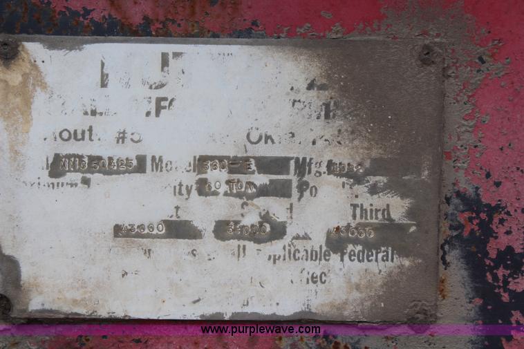 image for item K6869 1982 Nuttall 360E equipment trailer