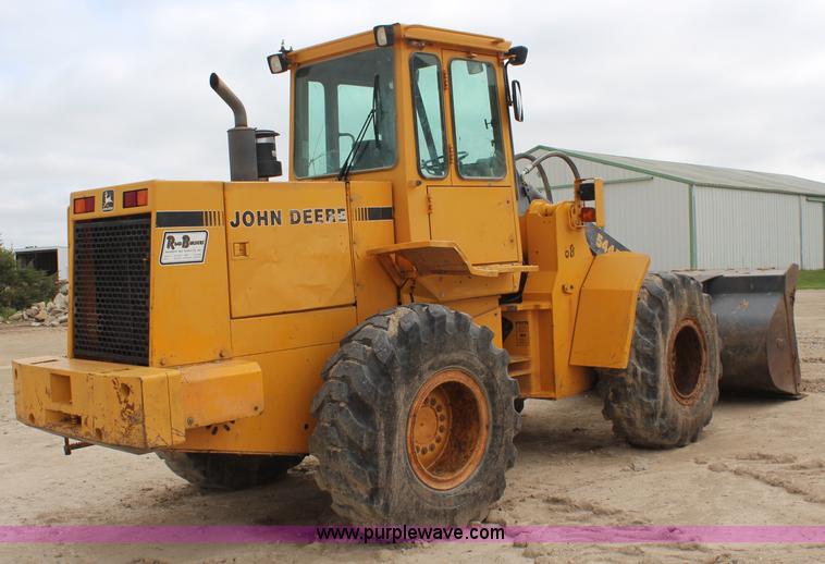 image for item K6883 1990 John Deere 544E TC wheel loader