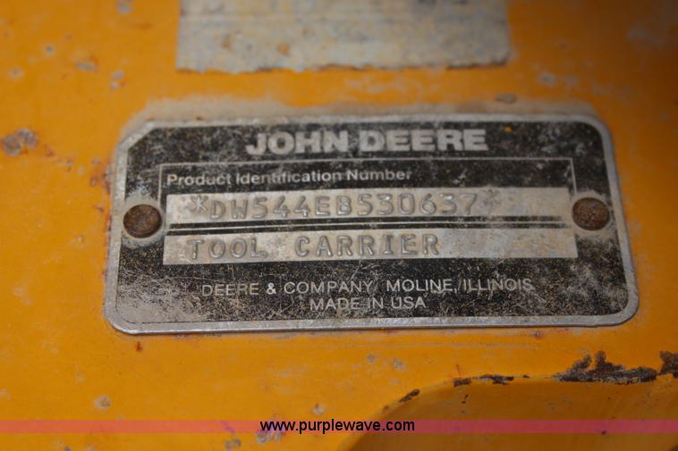 image for item K6883 1990 John Deere 544E TC wheel loader