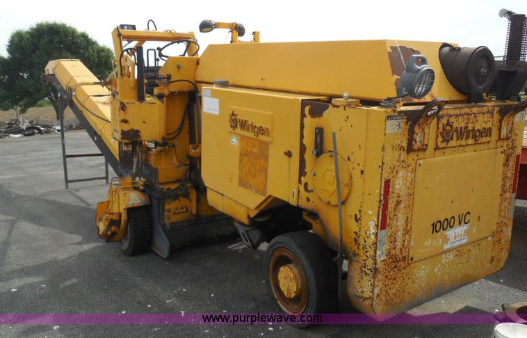 image for item K7513 1993 Wirtgen 1000VC milling machine