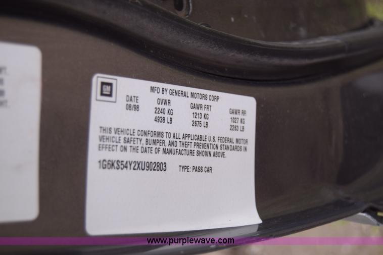 image for item J6644 1999 Cadillac Seville SLS