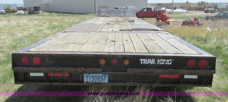 image for item A8795 1992 Trail King TK70HT-482 equipment trailer