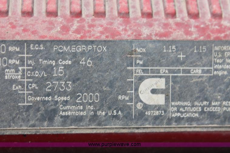 image for item H5811 2009 Kenworth W900L semi truck