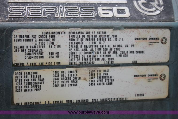 image for item H5812 2000 Kenworth W900 semi truck