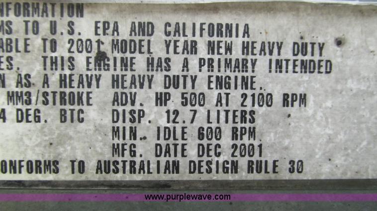 image for item J8528 2002 Freightliner Century Class ST120 semi truck