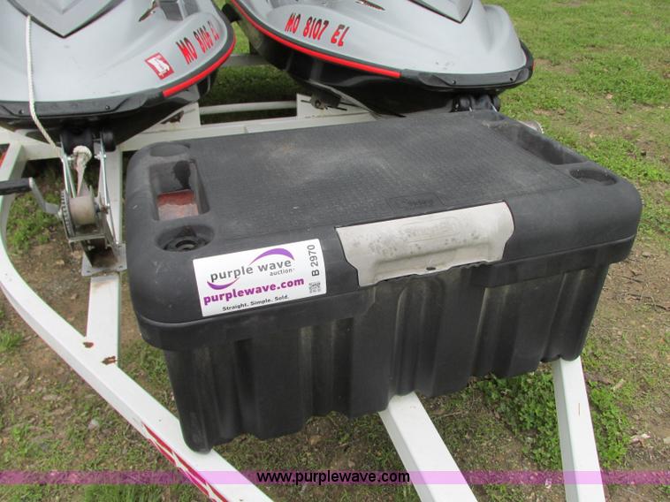 image for item B2970 (2) 2000 SeaDoo RX950 personal watercrafts with trailer