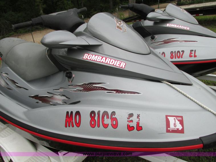 image for item B2970 (2) 2000 SeaDoo RX950 personal watercrafts with trailer