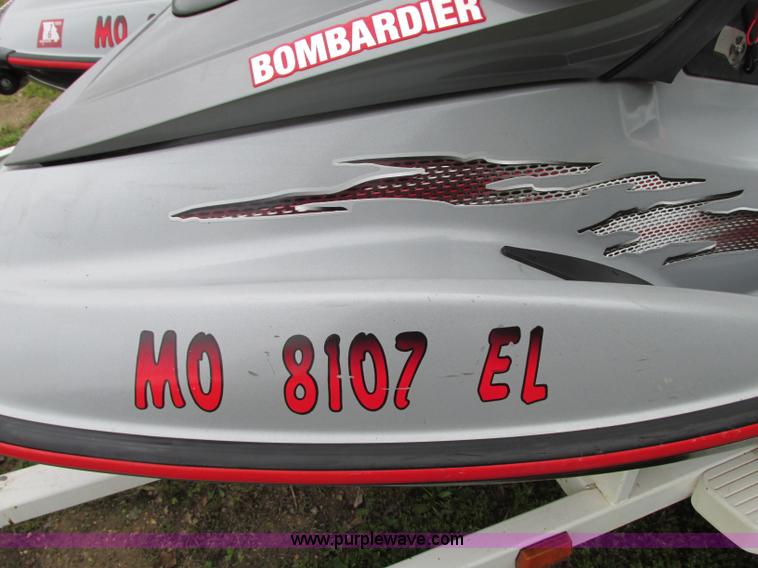 image for item B2970 (2) 2000 SeaDoo RX950 personal watercrafts with trailer