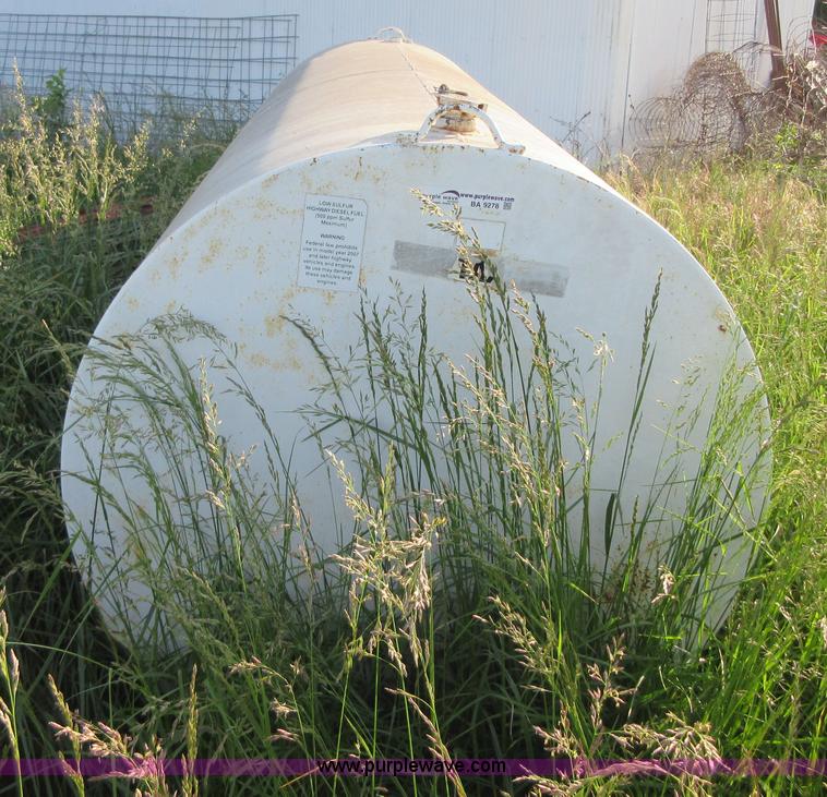 image for item BA9278 1,000 gallon steel fuel tank