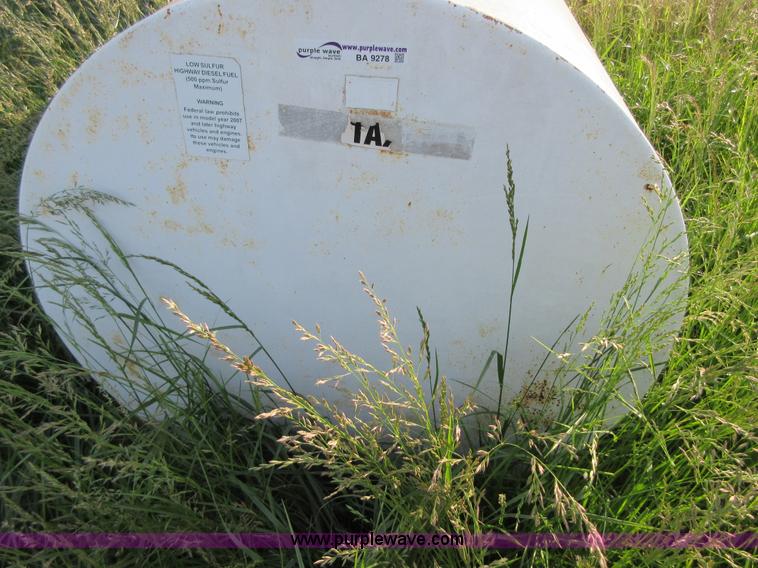 image for item BA9278 1,000 gallon steel fuel tank