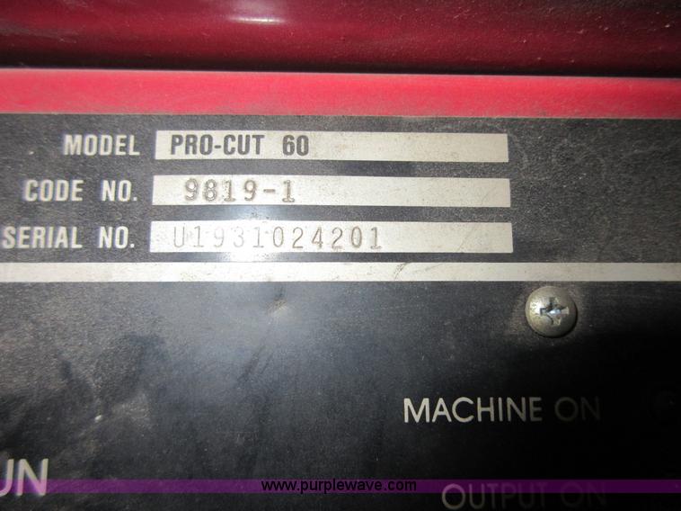 image for item BA9294 Lincoln Pro-Cut 60 plasma cutter