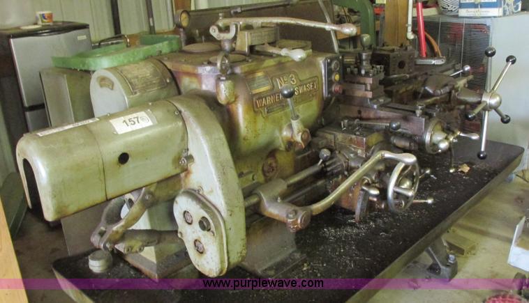 image for item BM9242 Warner & Swasey #3 turrent lathe