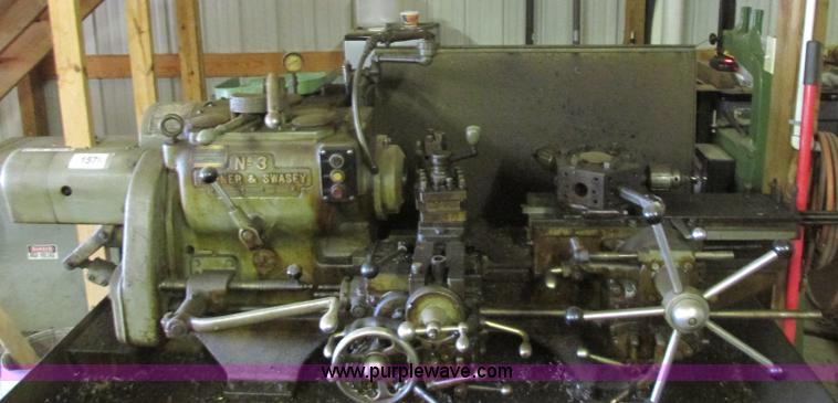 image for item BM9242 Warner & Swasey #3 turrent lathe
