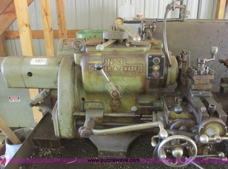 image for item BM9242 Warner & Swasey #3 turrent lathe