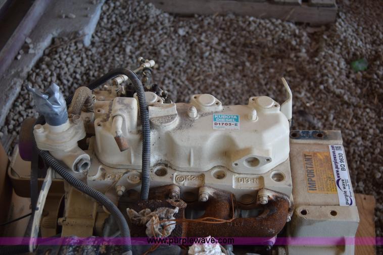 image for item BQ9630 Kubota D1703-E three cylinder diesel engine