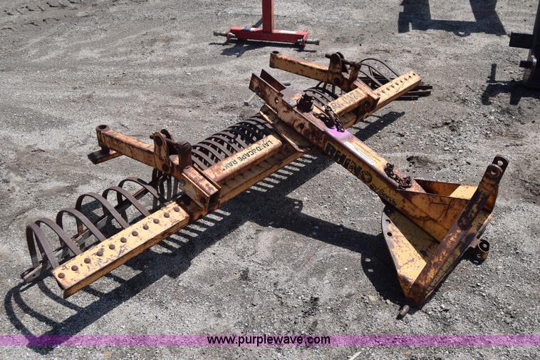 Rhino landscape rake in Wichita, KS | Item BQ9650 sold | Purple Wave