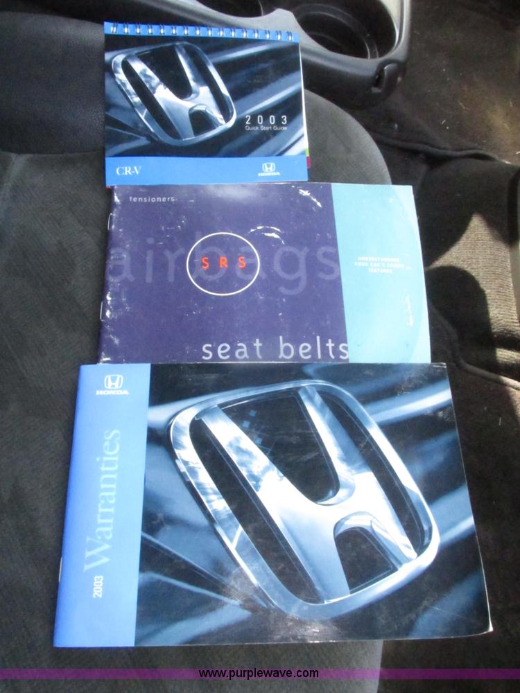 image for item H4641 2003 Honda CR-V EX SUV