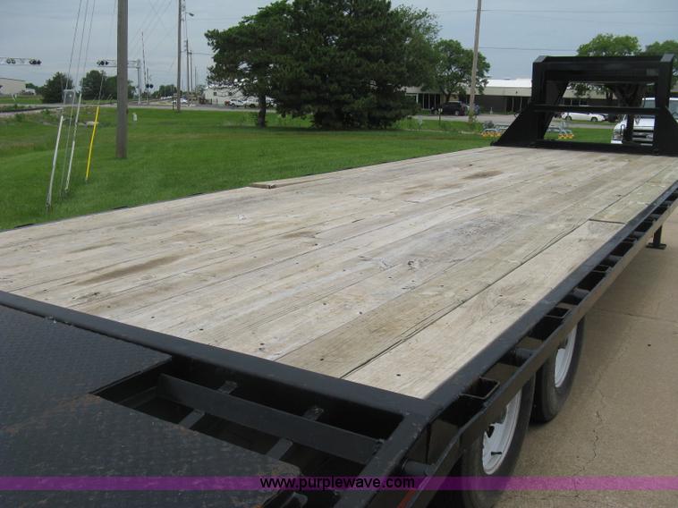 image for item H8549 2012 PJ gooseneck flatbed trailer