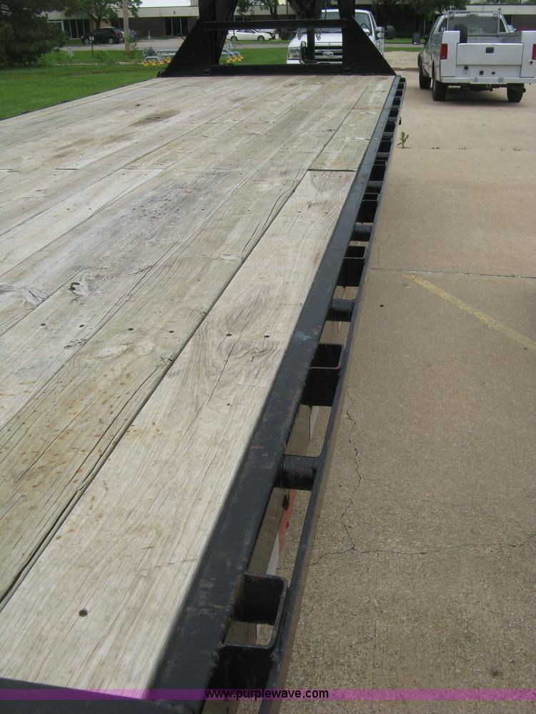 image for item H8549 2012 PJ gooseneck flatbed trailer