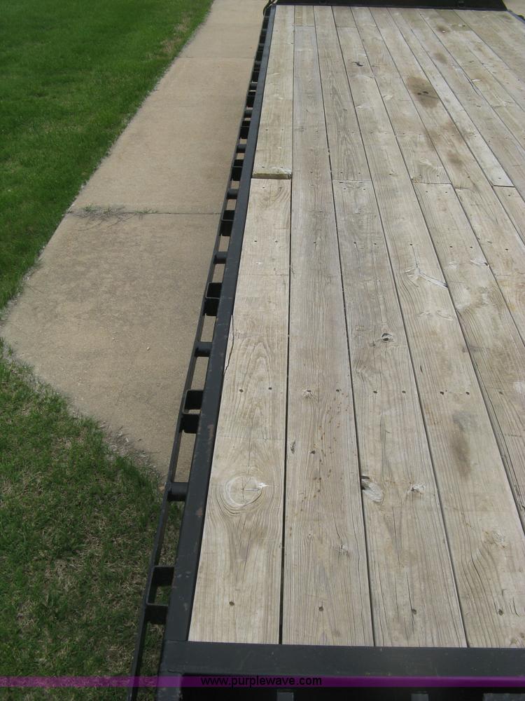 image for item H8549 2012 PJ gooseneck flatbed trailer