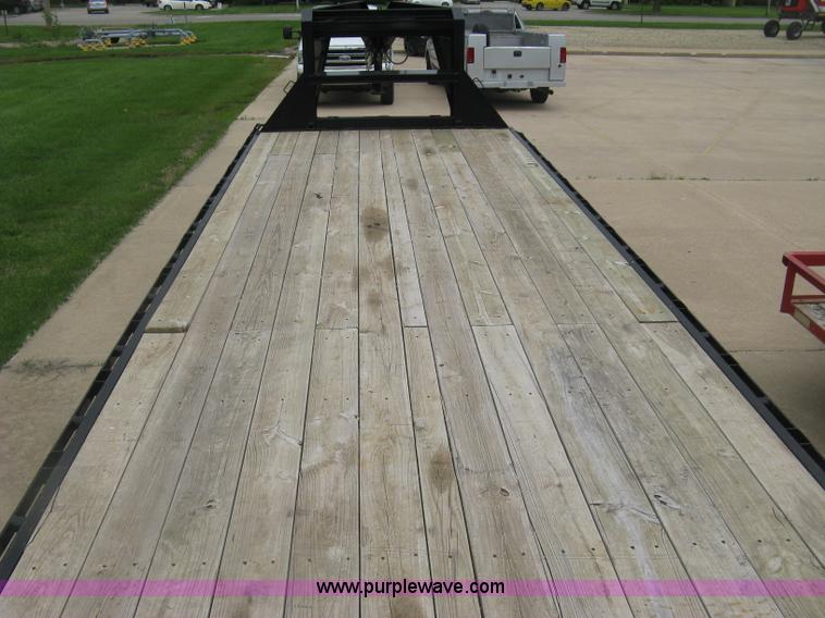image for item H8549 2012 PJ gooseneck flatbed trailer