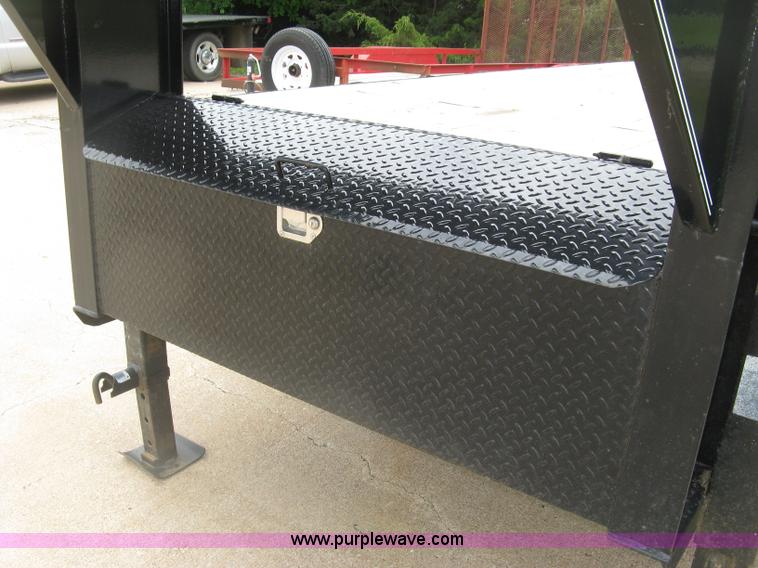image for item H8549 2012 PJ gooseneck flatbed trailer