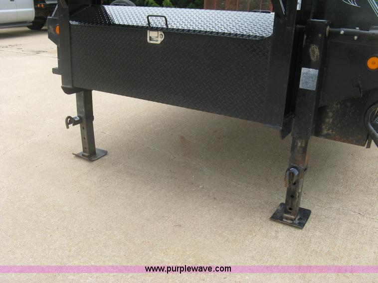 image for item H8549 2012 PJ gooseneck flatbed trailer
