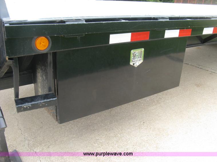 image for item H8549 2012 PJ gooseneck flatbed trailer
