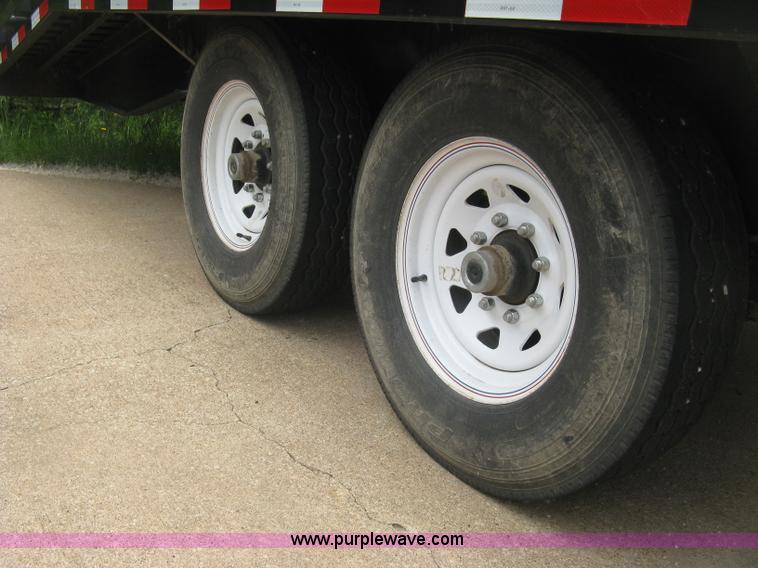 image for item H8549 2012 PJ gooseneck flatbed trailer