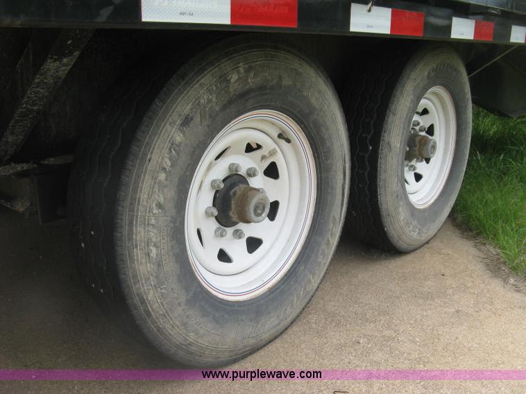 image for item H8549 2012 PJ gooseneck flatbed trailer