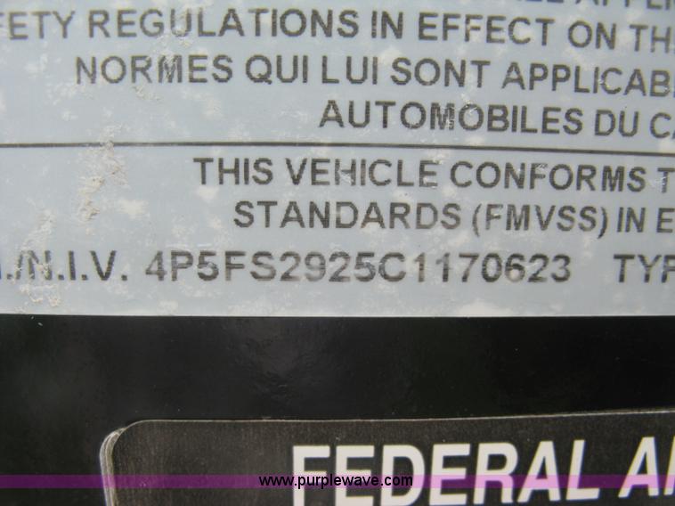 image for item H8549 2012 PJ gooseneck flatbed trailer