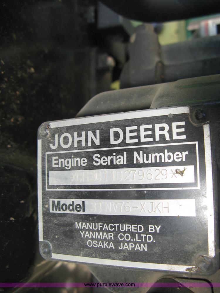 image for item H8570 2010 John Deere 2305HST MFWD utility tractor