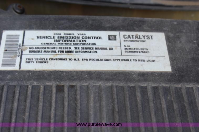 image for item I1699 2008 Chevrolet Silverado 1500 pickup truck