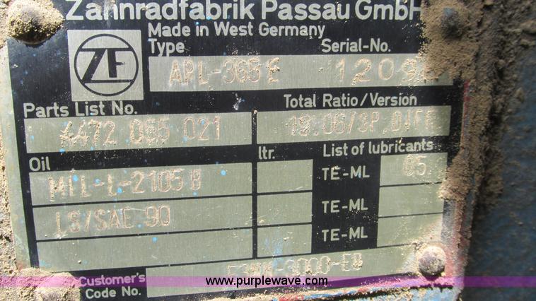 image for item I3004 Ford TW25 MFWD tractor