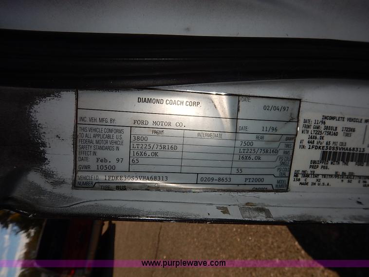 image for item I5274 1997 Ford Econoline E350 party bus