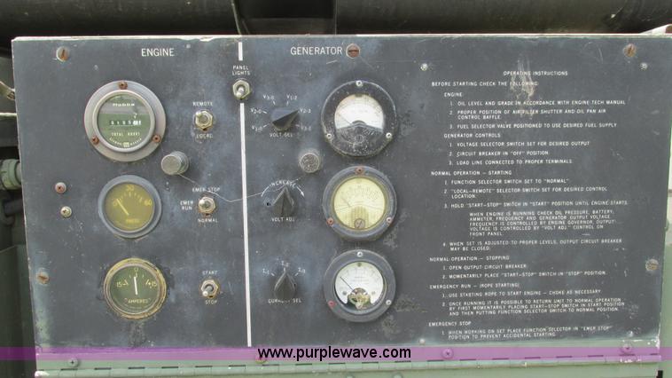 image for item J8507 Hercules 4A084III generator