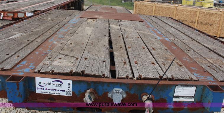 image for item K6783 1997 Donnan drop deck trailer