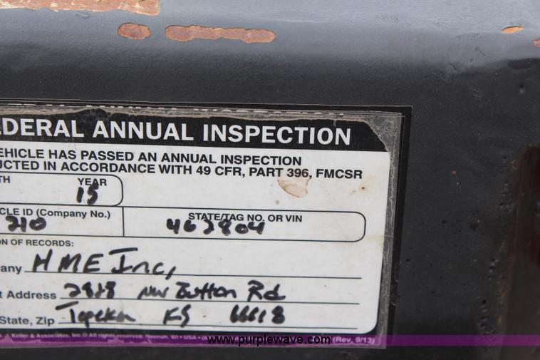 image for item K6787 1983 Utility flatbed trailer