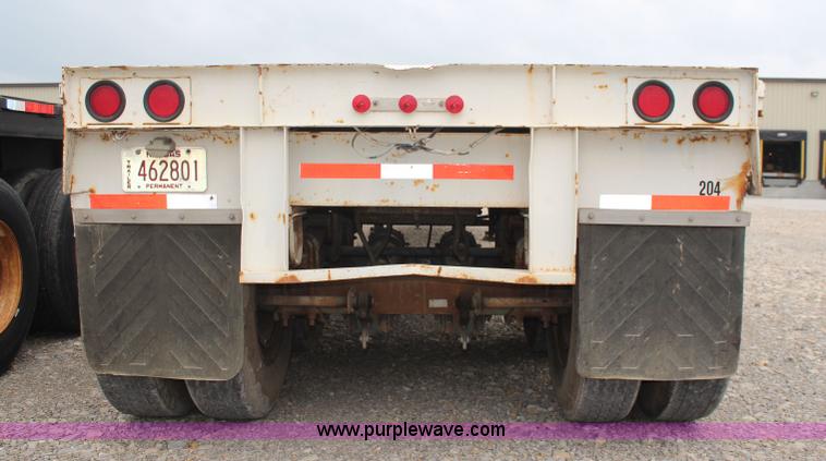 image for item K6897 1976 shop built flatbed trailer