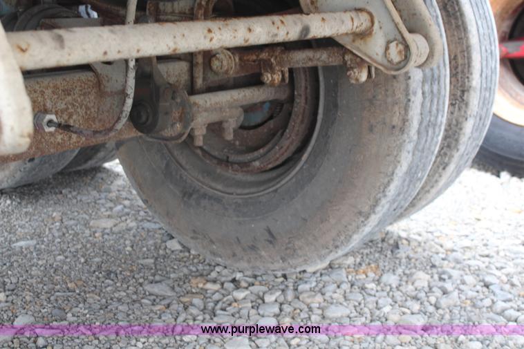 image for item K6897 1976 shop built flatbed trailer