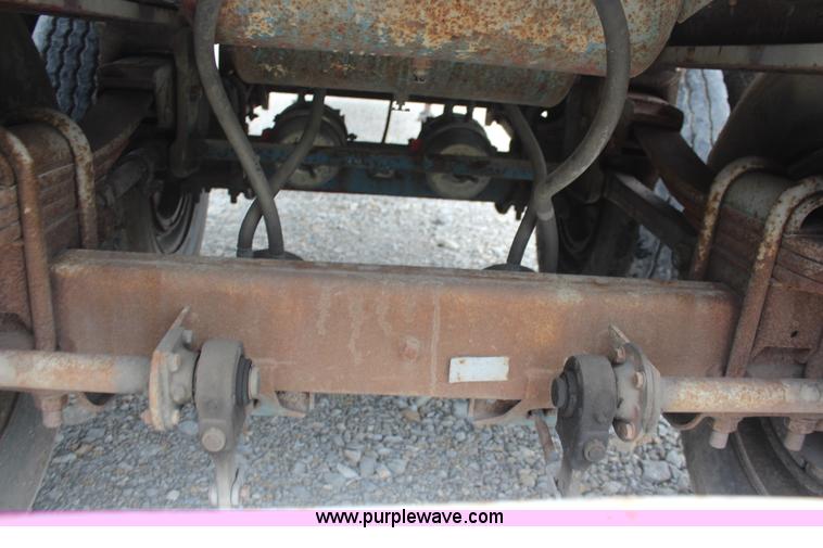 image for item K6897 1976 shop built flatbed trailer