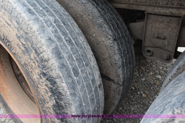 image for item K6897 1976 shop built flatbed trailer