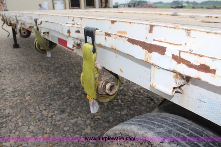 image for item K6897 1976 shop built flatbed trailer