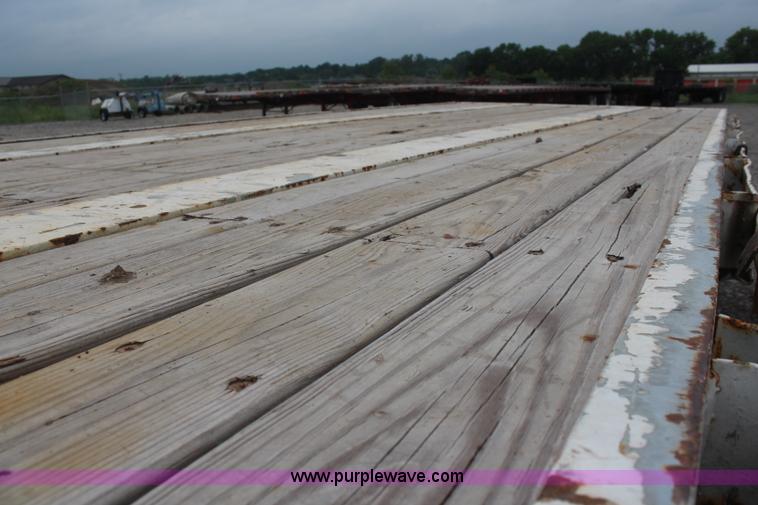 image for item K6897 1976 shop built flatbed trailer