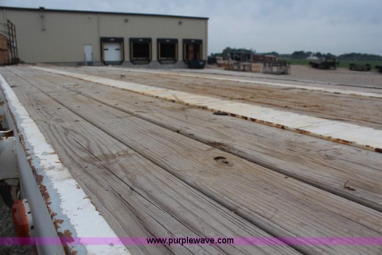 image for item K6897 1976 shop built flatbed trailer