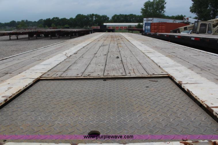 image for item K6897 1976 shop built flatbed trailer