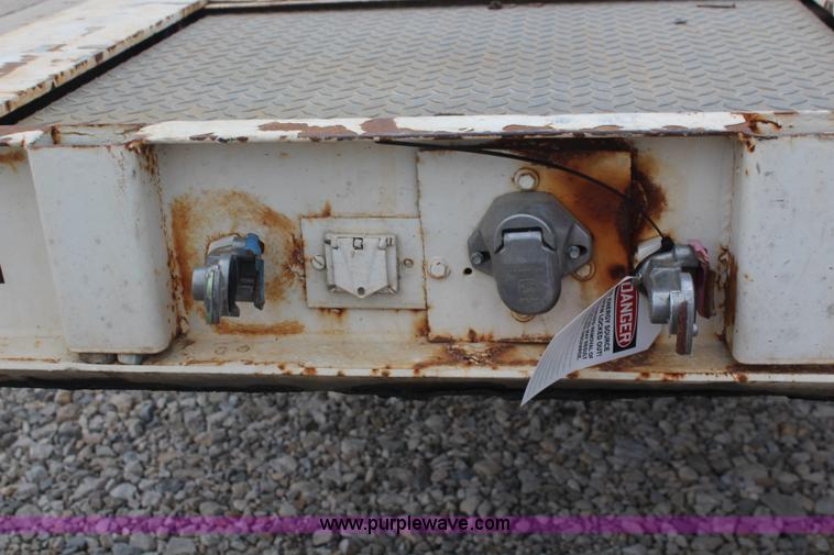 image for item K6897 1976 shop built flatbed trailer