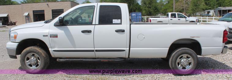 image for item K6914 2007 Dodge Ram 2500 Quad Cab pickup truck