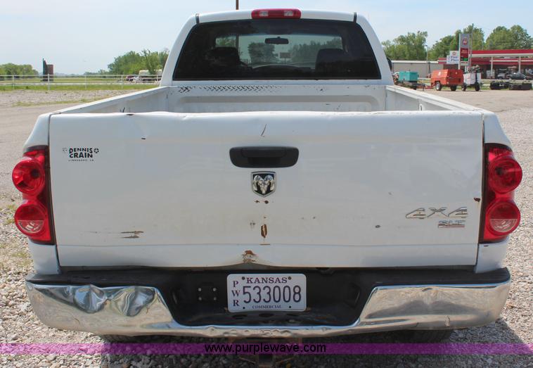 image for item K6914 2007 Dodge Ram 2500 Quad Cab pickup truck