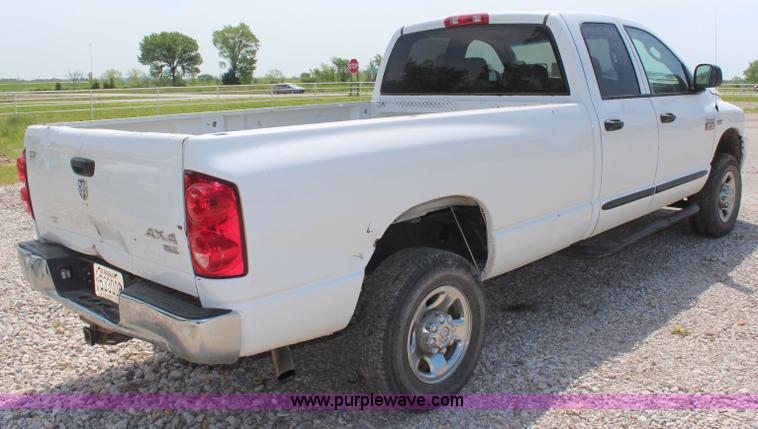 image for item K6914 2007 Dodge Ram 2500 Quad Cab pickup truck